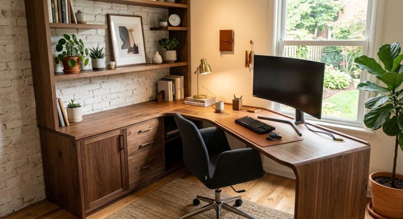 Built In Desk Installation in Winston Salem, NC