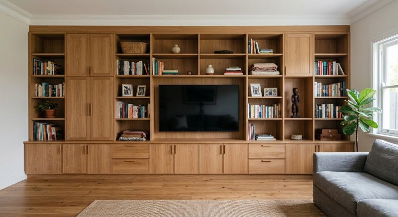 Built In Tv Cabinetry in Alexandria, VA