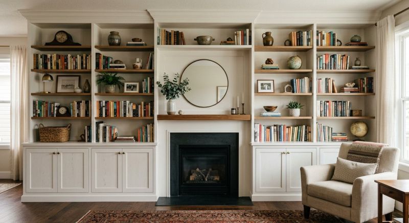 Fireplace Cabinet Installation in Annapolis, MD